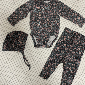 H&M 바디슈트 3pcs (2-4m) 실착2회