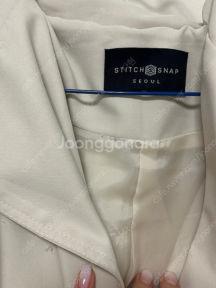 (구매가 19만원)벨라엘르 고퀄리티 겨울 트렌치코트--2