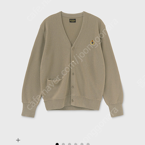 헤리티지플로스 가디건 판매(m사이즈)Crest merino wool cardigan/taupe