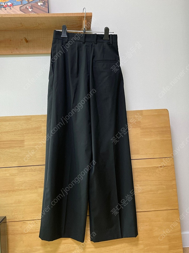 (새상품) 코스 와이드 레그 테일러드 울 트라우저 32 (55)--3
