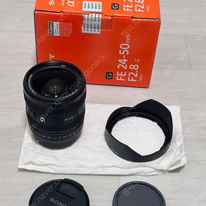 소니 FE 24-50 G렌즈(F2.8G)