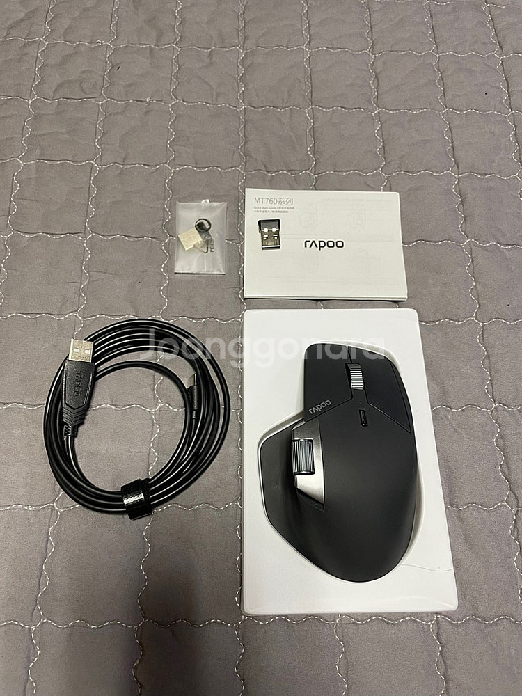 RAPOO MT760 가로휠 다중모드 무선 마우스 팝니...--0