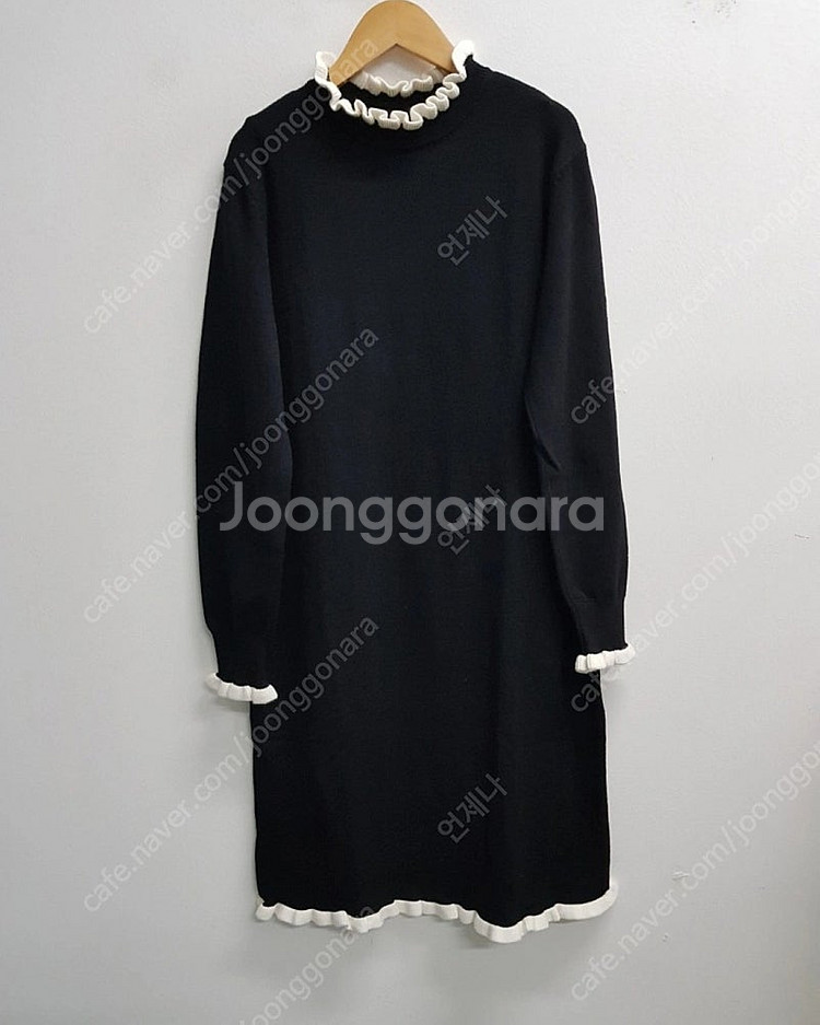 블랙니트 귀여운 롱원피스--0