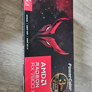 파워컬라 RX 7800 XT red devil 팝니다