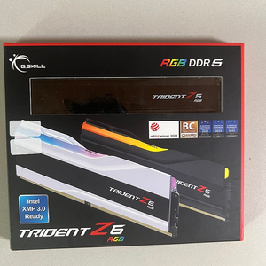 지스킬 G.SKILL DDR5 6000 CL36 TRIDENT Z5 RGB J 블랙 패키지 32GB(16Gx2)