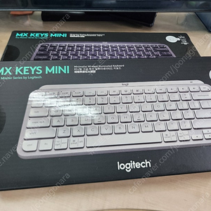 로지텍 mx keys mini 화이트+로지볼트 미개봉