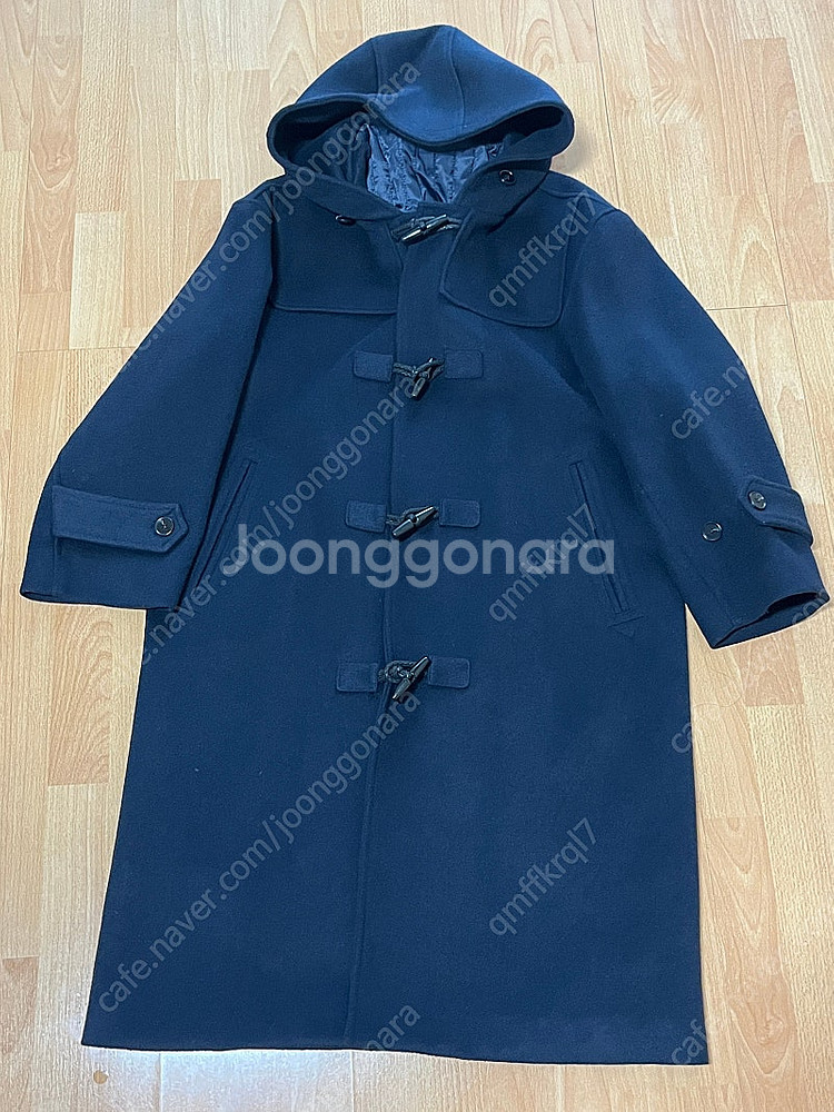 (라퍼지스토어) 울리치 오버핏 롱 더플 코트 Navy ...--0