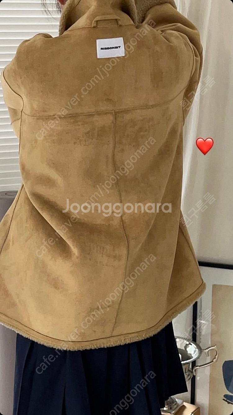 Ribbonbit berin reversible shearling coat 리본빛 리버시블 시어링코트--2