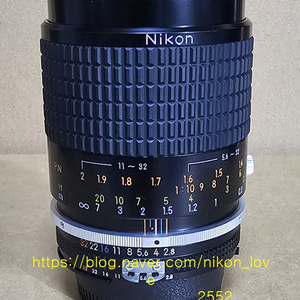 니콘 mf ais 105mm f2.8 마크로렌즈 A급 중고