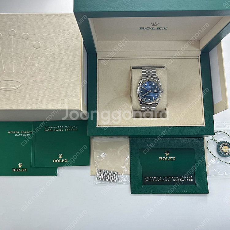 [팝니다] 롤렉스 데이트저스트 청판 10P 36mm 126234g - 2023년식 (1000043977)--3