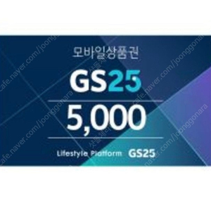 GS25 5천원권(오늘까지)