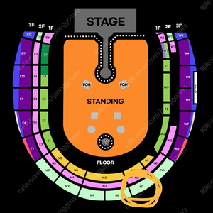 < 원가양도 > 콜드플레이 4/25 N7구역 1열 1자리