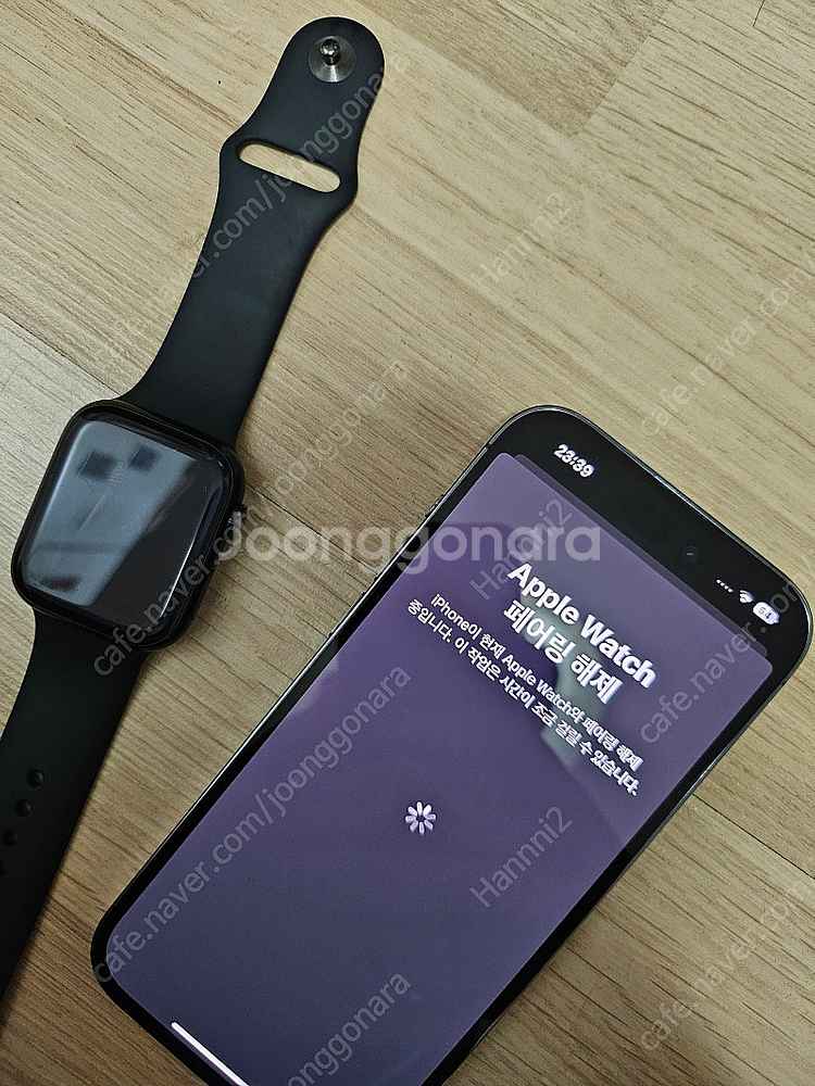 애플워치7 45mm GPS미드나이트 판매합니다--2