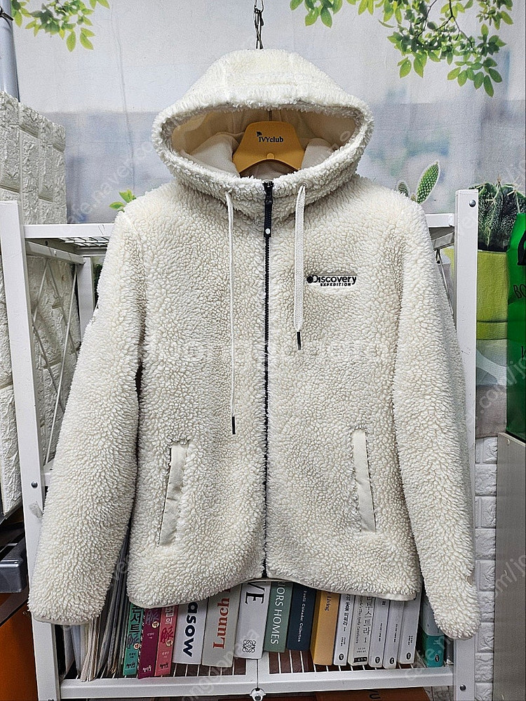 디스커버리 부클 후드 여성자켓 후리스 플리스 뽀글이 자...--0