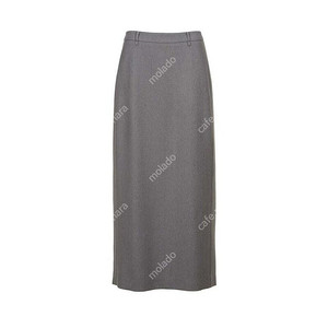 le17septembre 트윌 스트레이트 스커트 그레이, 블랙 TWILL STRAIGHT SKIRT [BLACK, GRAY] 르917 le917