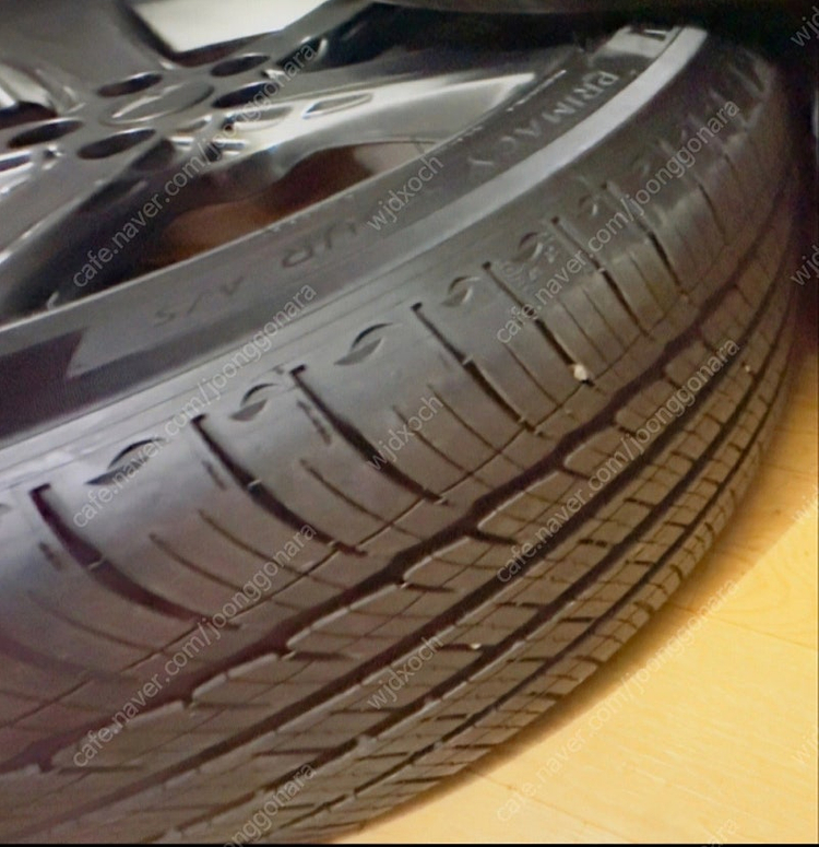 제네시스 G80 미쉐린 휠+타이어 (245-50-20) 한대분(타이어상태 90%정도)--1