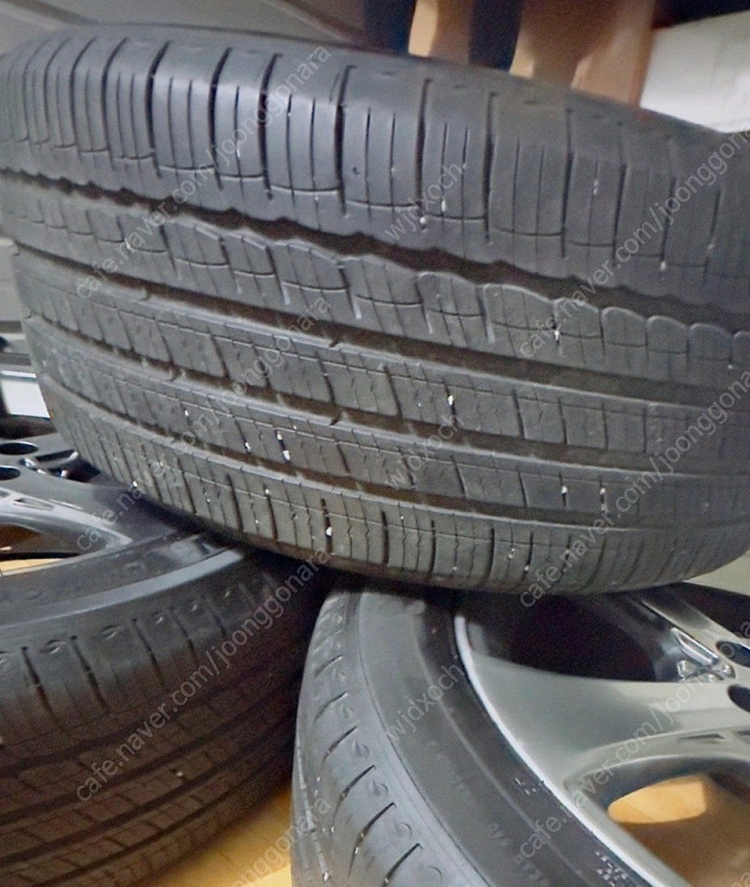 제네시스 G80 미쉐린 휠+타이어 (245-50-20) 한대분(타이어상태 90%정도)--2