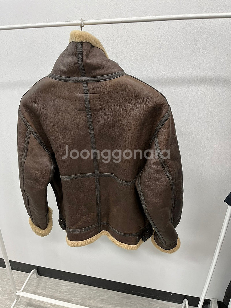 100-105) 킨록 나파가죽 무스탕 코트/엠포리오알마...--7