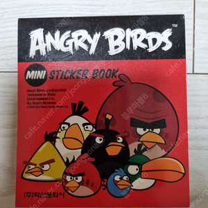 앵그리 버드 ANGRY BIRDS 미니스티커북 택포 1만원