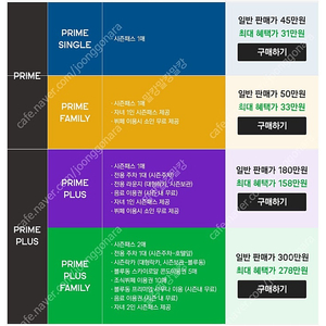 휘닉스파크 프리미엄플러스 주차권 (유스앞)