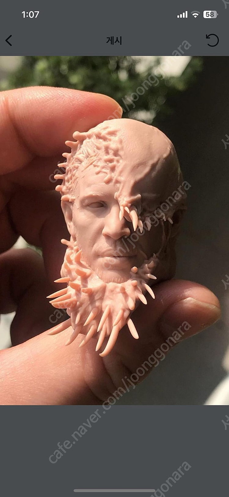 작가작 베놈 톰하디 반반 조형헤드--1