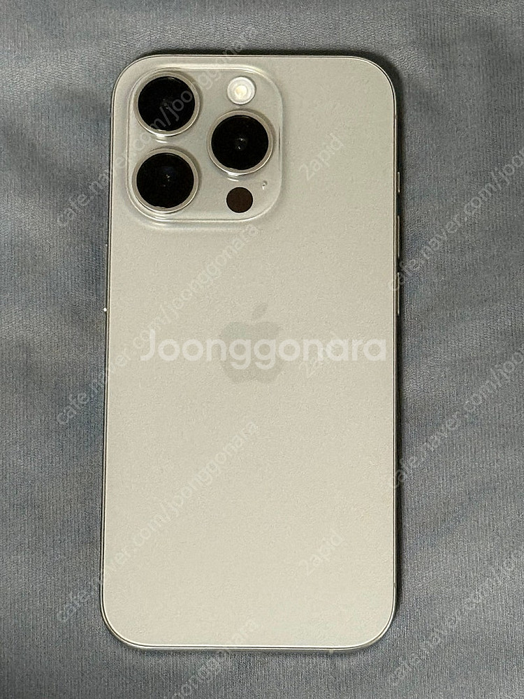 아이폰 15 프로 256기가 내츄럴 티타늄 판매합니다.(자급제)(+구성품 서비스)--3