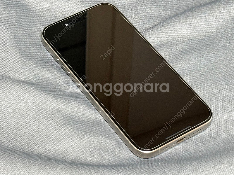 아이폰 15 프로 256기가 내츄럴 티타늄 판매합니다.(자급제)(+구성품 서비스)--5