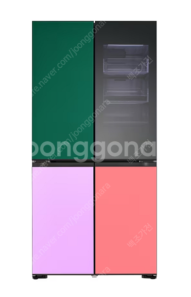 LG 디오스 오브제컬렉션 무드업(노크온) 냉장고 M87...--0