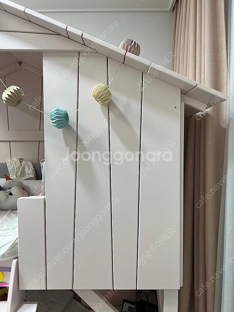 오두막 이층 벙커 침대--3
