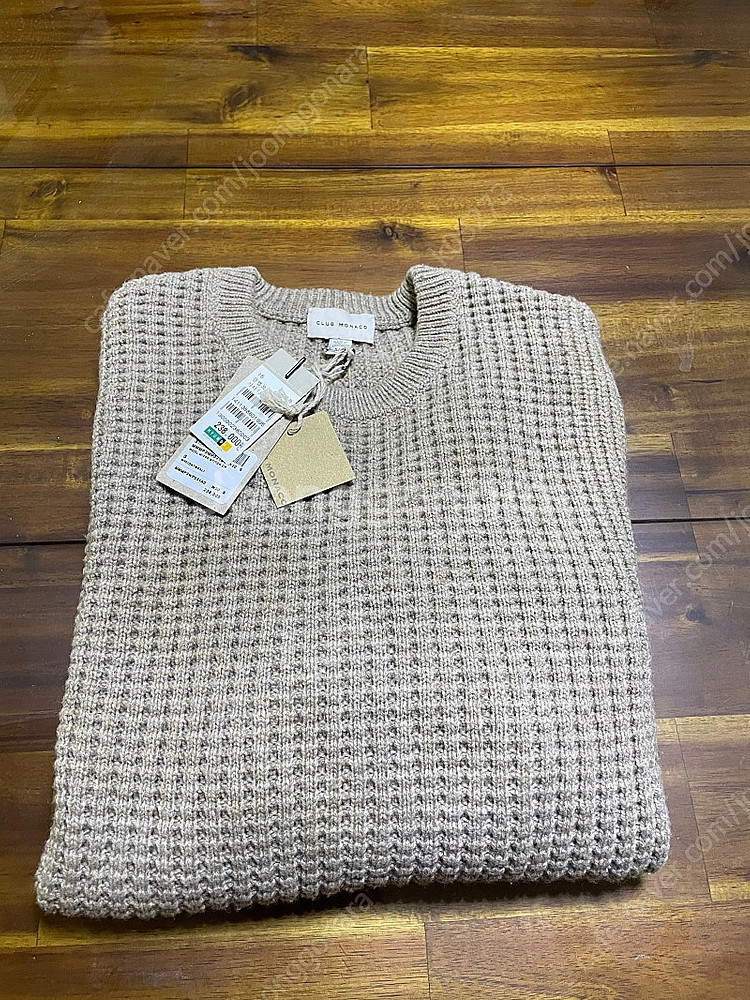 (마지막가격)15fw 클럽모나코 베이지 니트 사이즈 S...--0