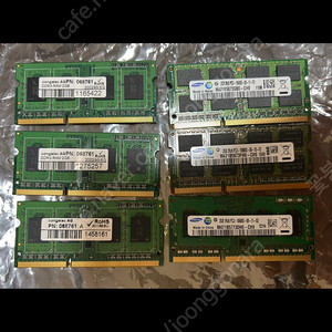 DDR3 2기가 노트북 메모리