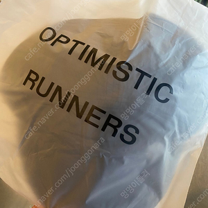 optimistic runners 옵티미스틱 러너스 나일론 캡 블랙