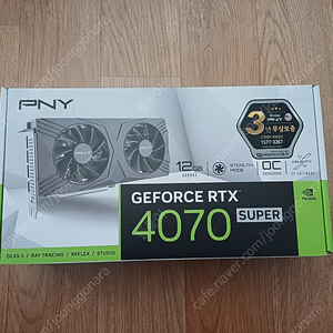 PNY 지포스 RTX 4070 SUPER VERTO OC D6X 12GB DF (경기도 오산) 개인