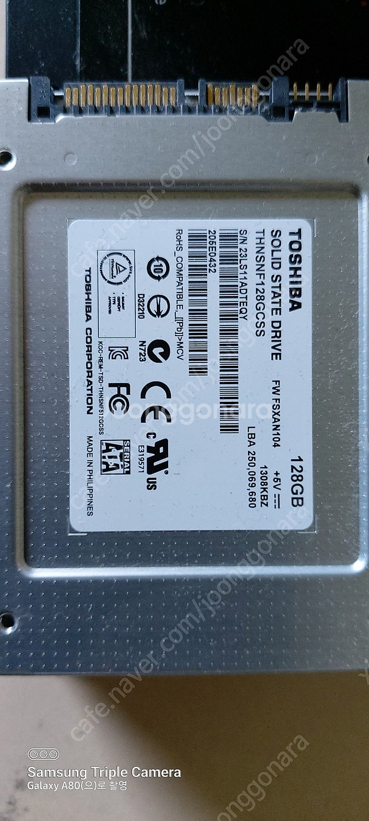 SSD 128GB 일괄 판매합니다.--2
