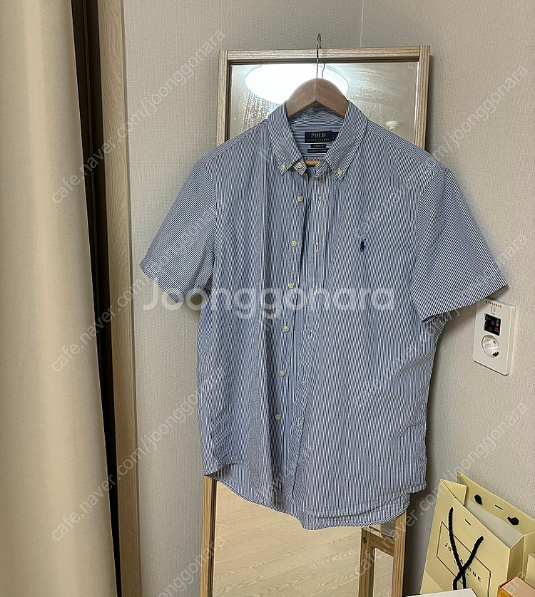 폴로랄프로렌 시어서커 반팔 셔츠--0