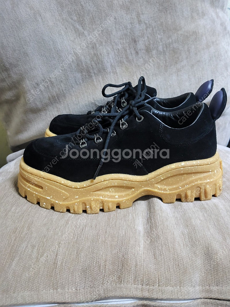 이티스 로우탑 스니커즈 블랙 스웨이드슈즈 265~270--4
