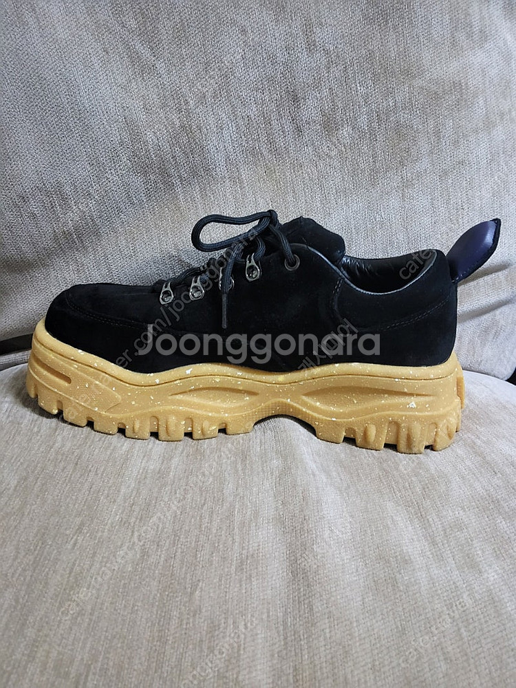 이티스 로우탑 스니커즈 블랙 스웨이드슈즈 265~270--5