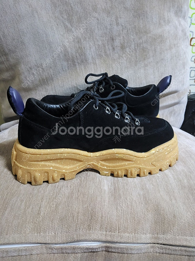 이티스 로우탑 스니커즈 블랙 스웨이드슈즈 265~270--6
