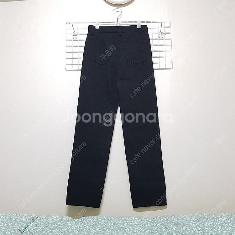 봄가을 하이웨이스트 세미와이드 일자핏 스트레이트 면바지...--1