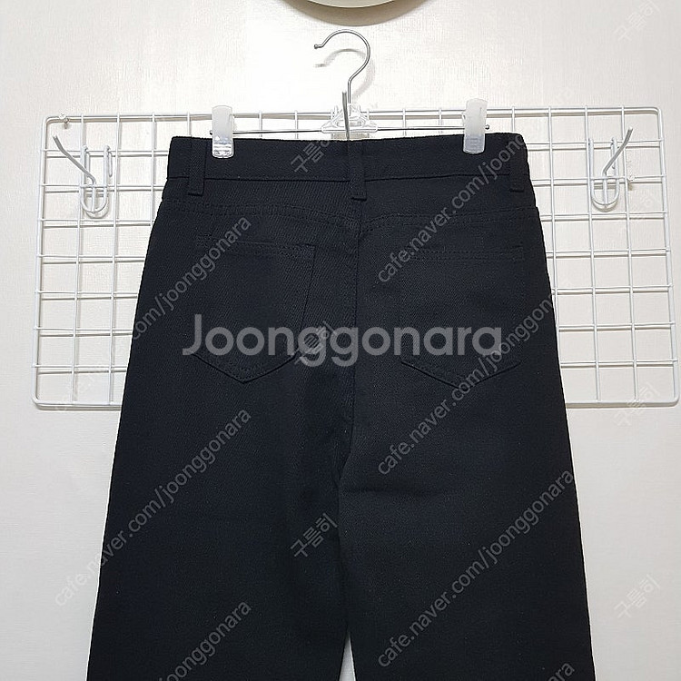 봄가을 하이웨이스트 세미와이드 일자핏 스트레이트 면바지...--4