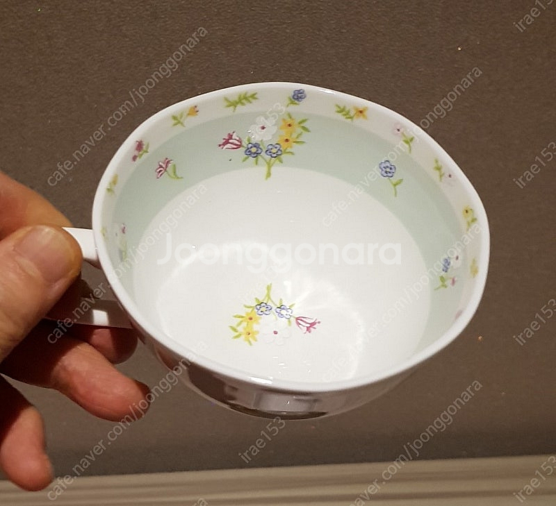 빈티지/미사용 한국도자기 파인본차이나 커피잔만!!!--1
