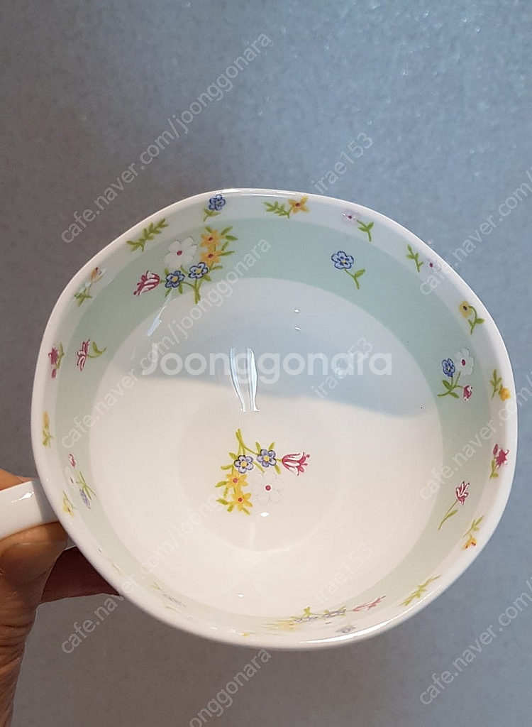 빈티지/미사용 한국도자기 파인본차이나 커피잔만!!!--3