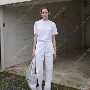 로클 로우클래식 WASHED COTTON STRAIGHT-FIT PANTS_OFF WHITE 팬츠 새상품 M사이즈