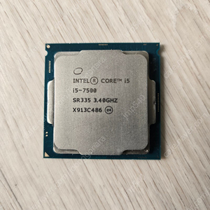 인텔 i5-7500(7세대)CPU