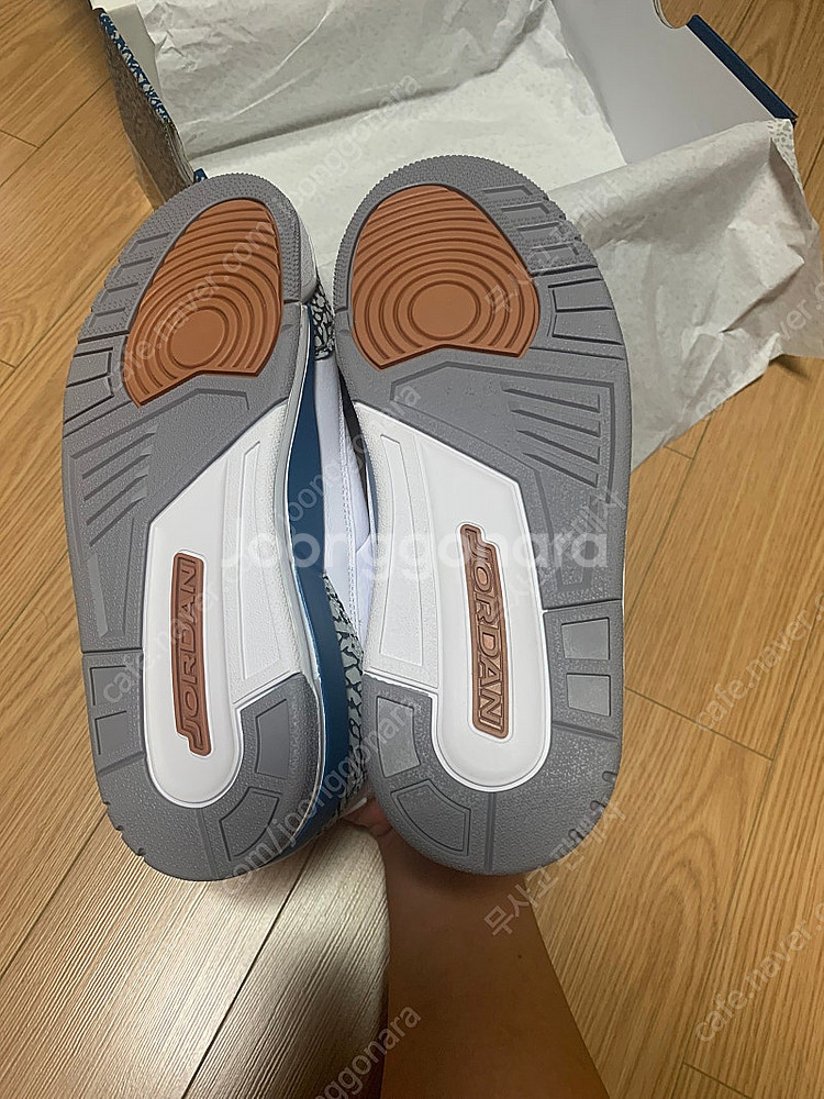 <새제품> 조던3 트루 블루 앤 코퍼 260mm--6