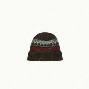 아모멘토 비니 MOTIVE JACQUARD BEANIE