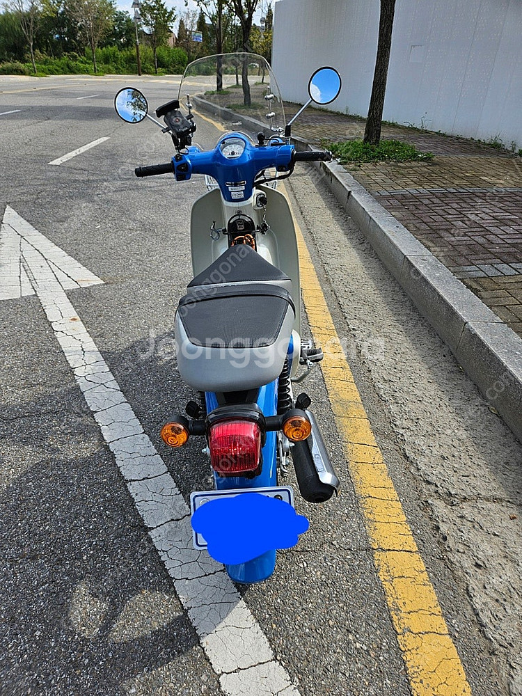 (팔아요) 혼다 슈퍼커브 파란색 22년식 1만1천키로(...--3