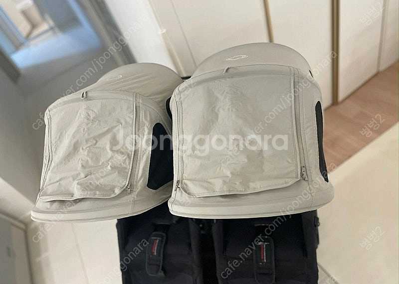 부가부 동키2 트윈 블랙샤시 올블랙 쌍둥이유모차 구성 ...--2