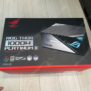 Rog thor 1000w p2 Platinum (인텍앤컴퍼니) 국내정품 새제품급 팝니다.