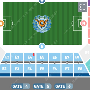 정가이하)대구fc vs 제주 E4 1층 청소년 2연석 양도